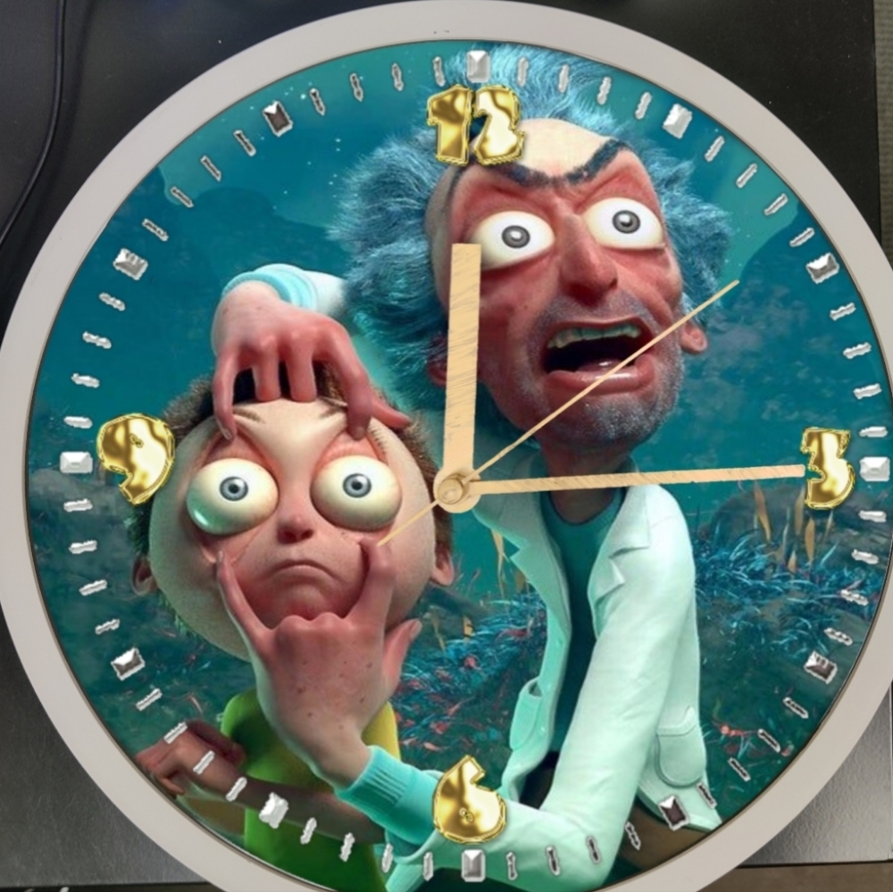 Cartoon clock - Picture 3 of 4